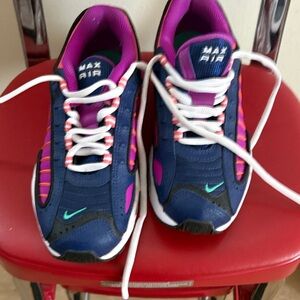 Nike  air max Sneakers in Blue and Purple size 4Y